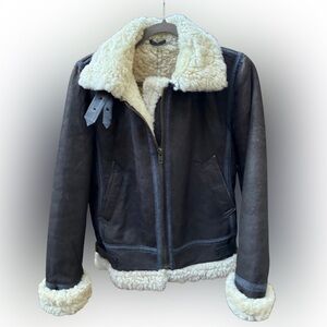 Shearling Bomber Jacket